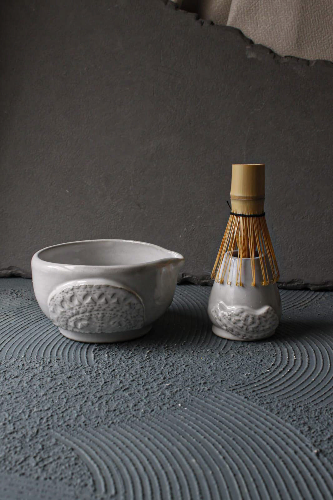 Sans Souci Matcha Bowl & Chasen Stand