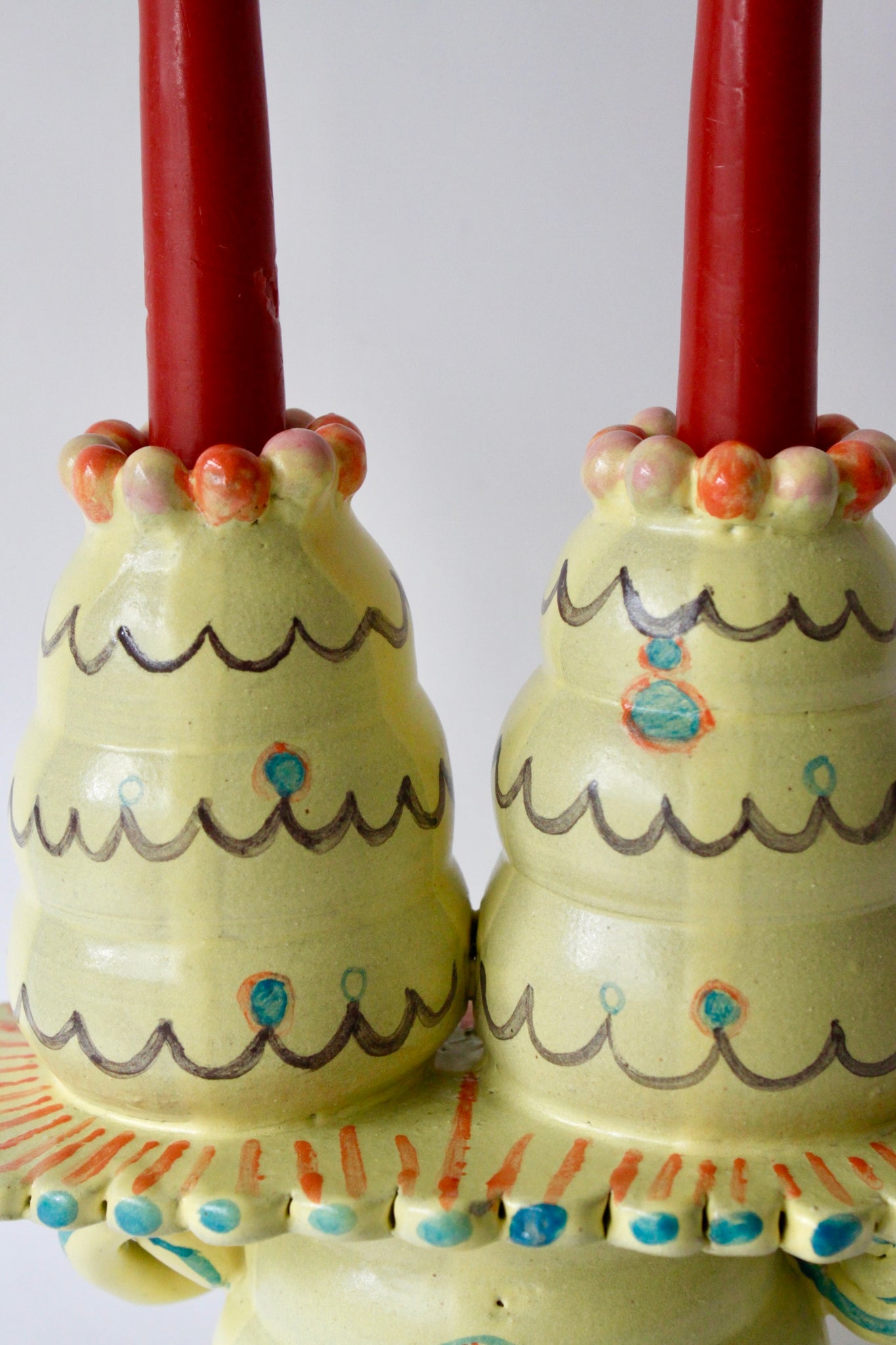 Canary Creeper Candle Holder Duet