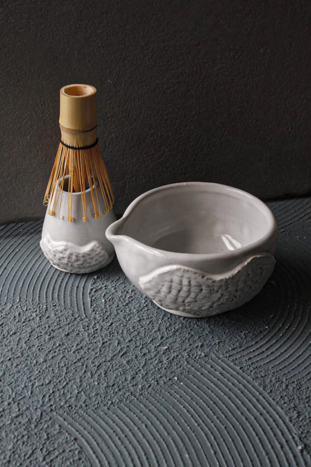 Sans Souci Matcha Bowl & Chasen Stand