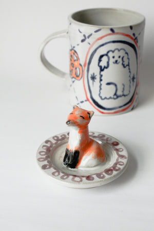 Animal Farm Mug with Fox