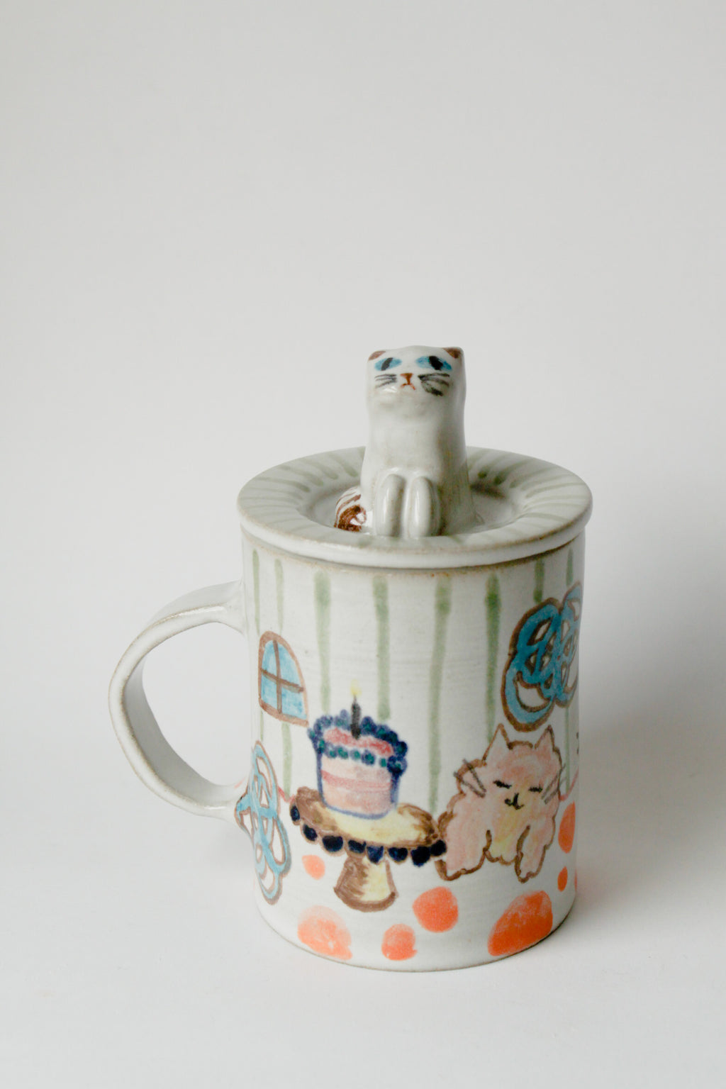 Animal Farm Mug with Cat