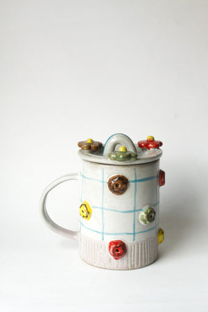 Froot Loops Mug with Lid