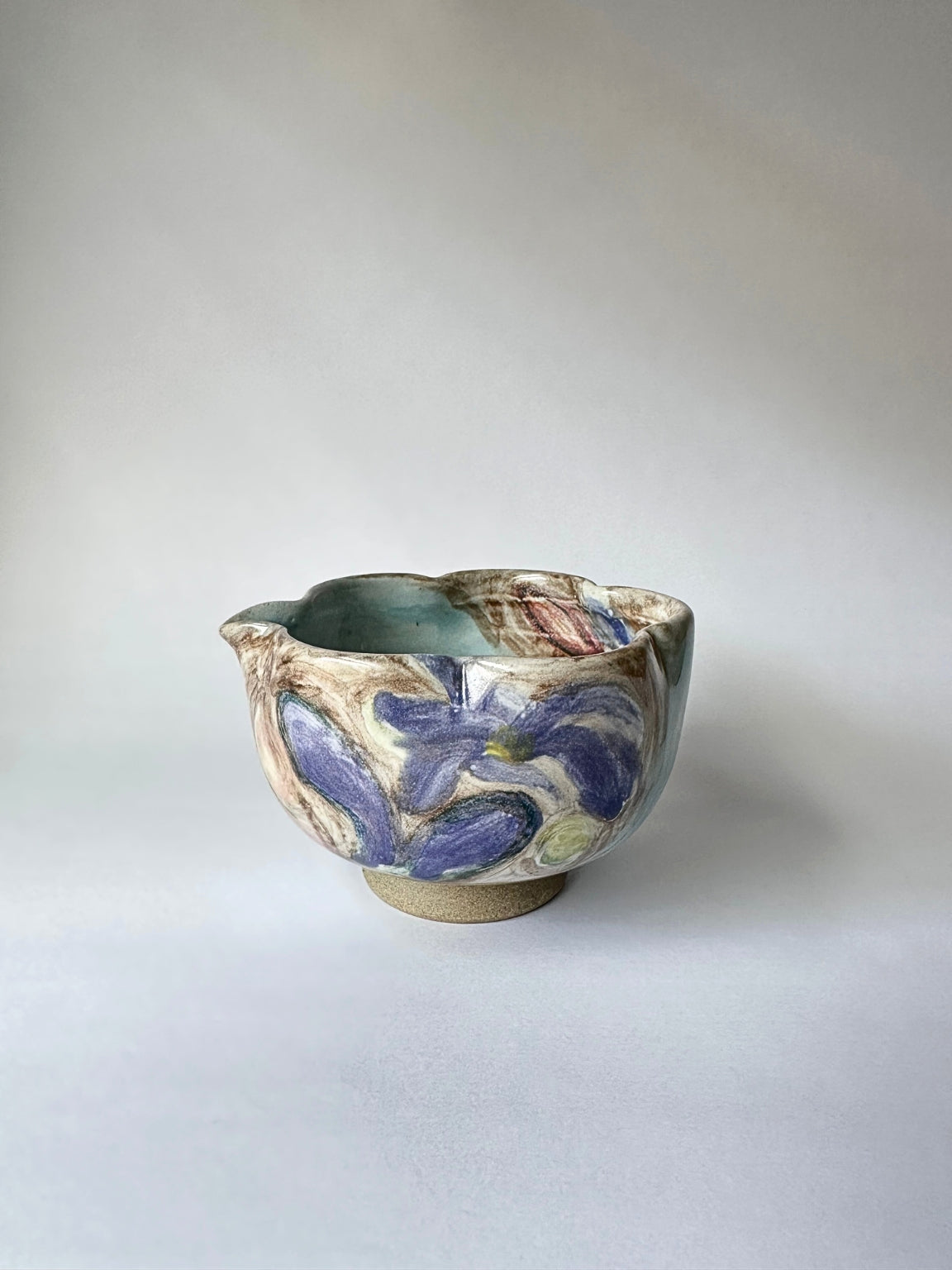 Impressionist Camellia Matcha Bowl