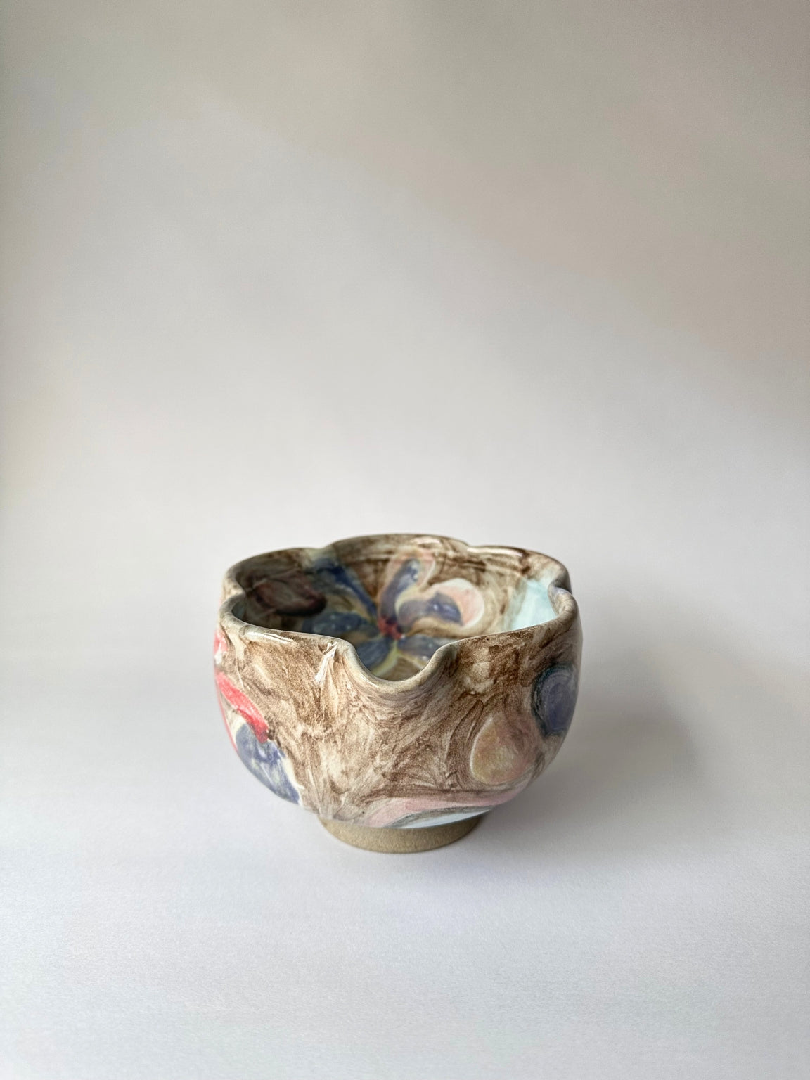 Impressionist Camellia Matcha Bowl