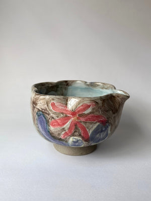 Impressionist Camellia Matcha Bowl