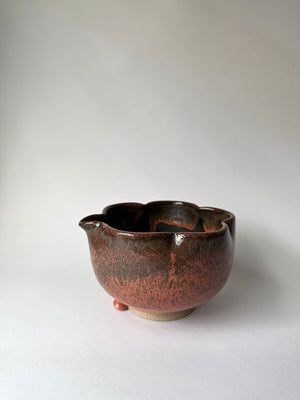 Pomegranate Camellia Matcha Bowl