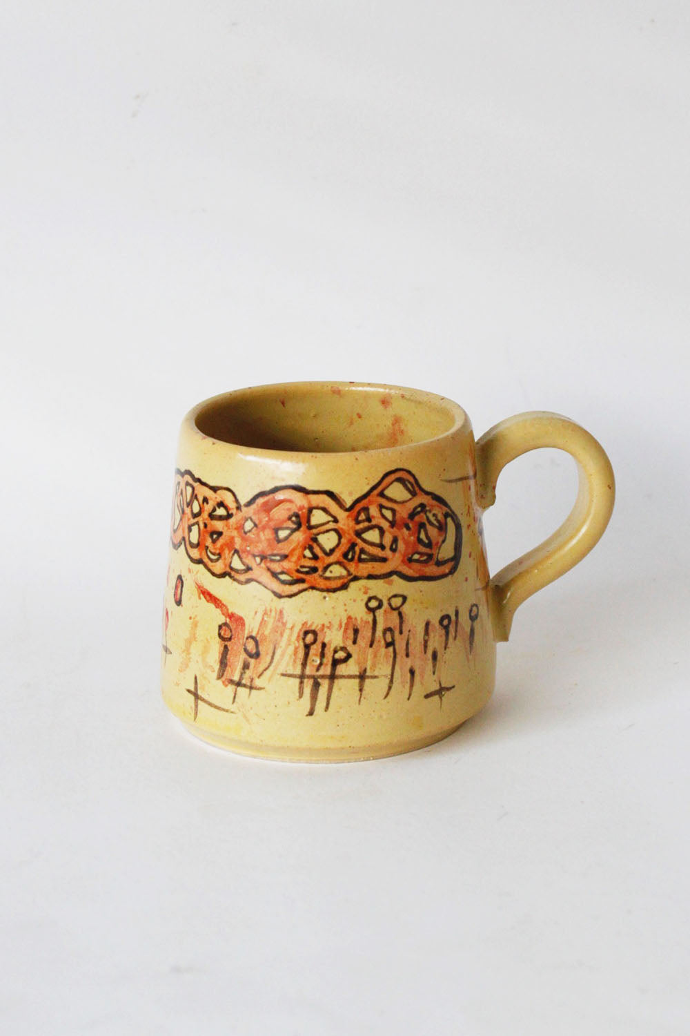 Abstract Mug in Pineapple II