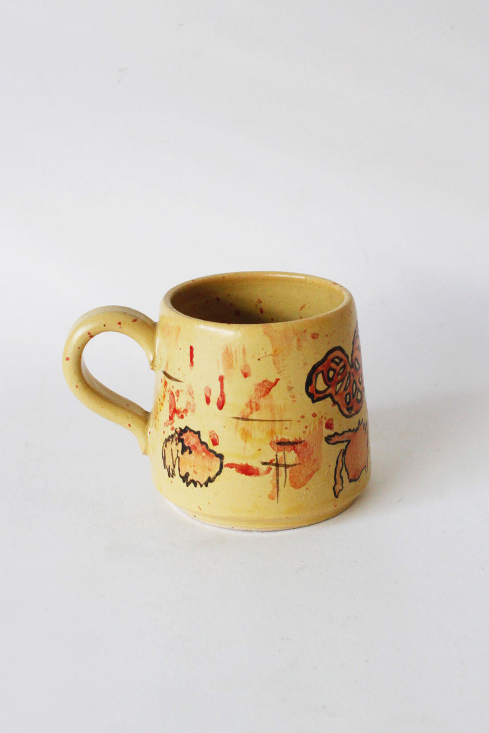 Abstract Mug in Pineapple II