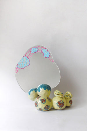 Yellow Dango Mirror Stand